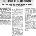 Extrait du journal